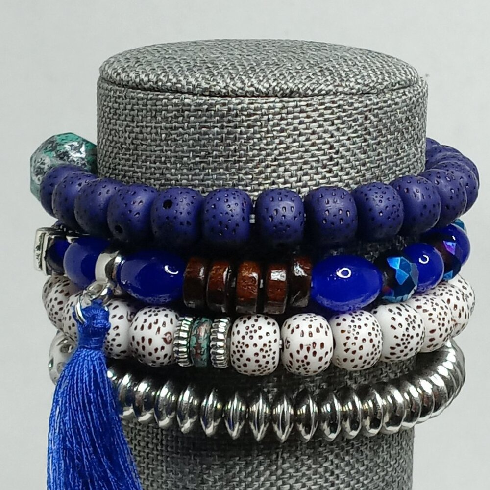 Blue Bracelet Set - Picture 4 of 7